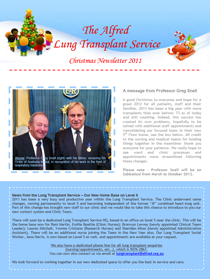 Lung Transplant Clinic News Issue 1, 2011